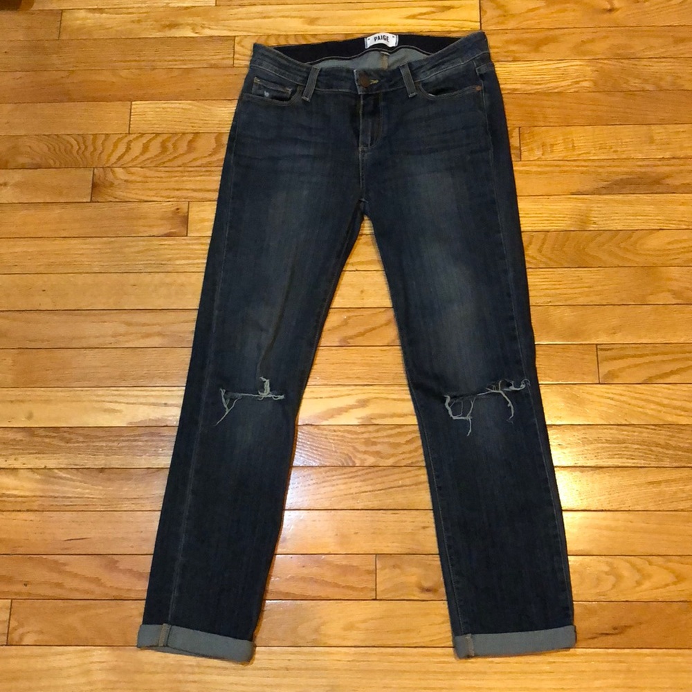 Women’s PAIGE jeans, skyline crop. Size 28